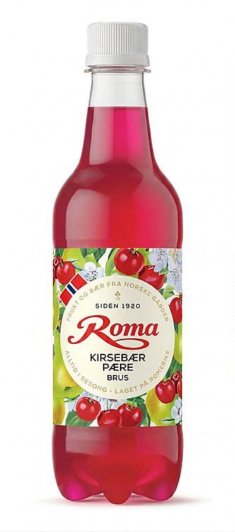 Kirsebær & pære brus  24x50cl