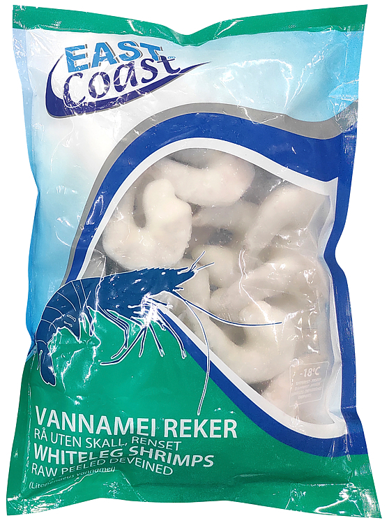 Scampi 8/12 u/skall u/hode vn  750g