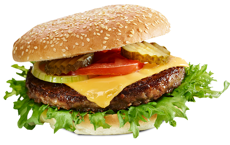 Norsk hamburger 200g 24stk  4,8kg
