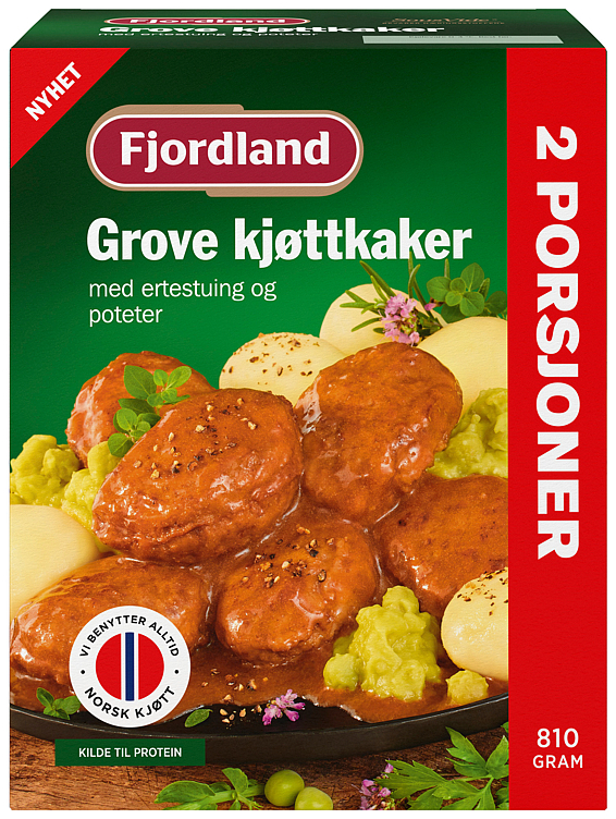 Grove kjøttkaker i brun saus   810g