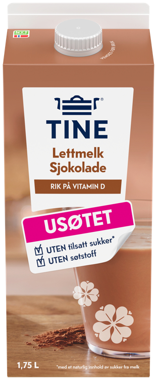Lettmelk m/sjokolade  1,75l