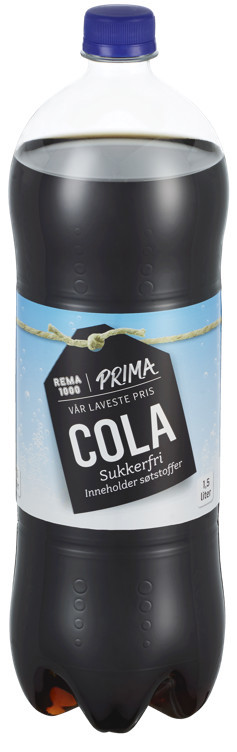 Cola sukkerfri   6x1,5l