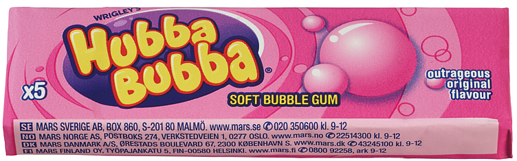 Hubba bubba fruits      35g