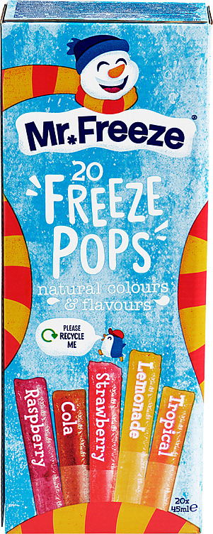 Mr freeze saftposer  20x45ml