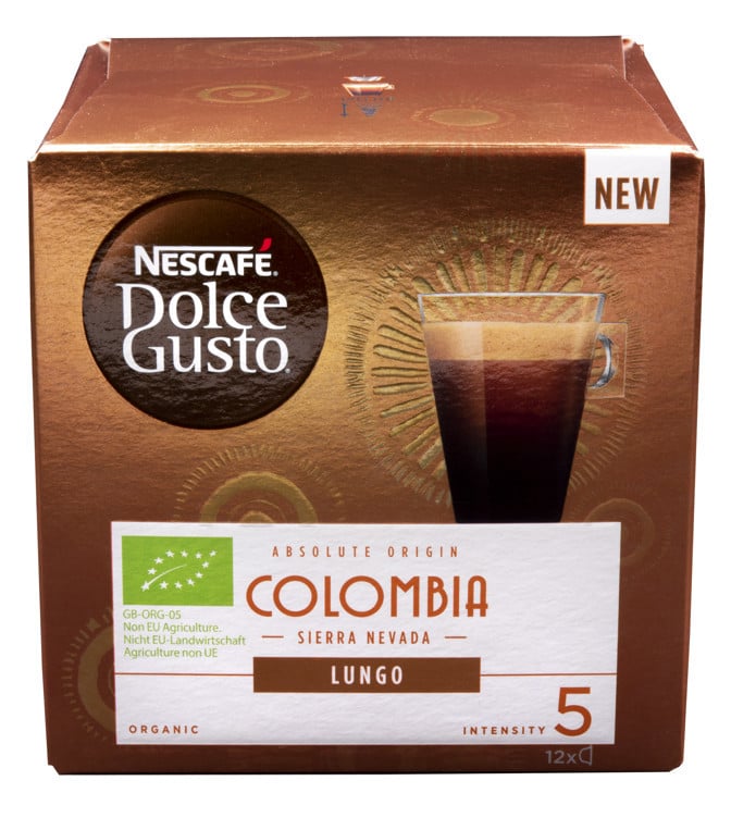 Dolce gusto colombia lungo organic  84g