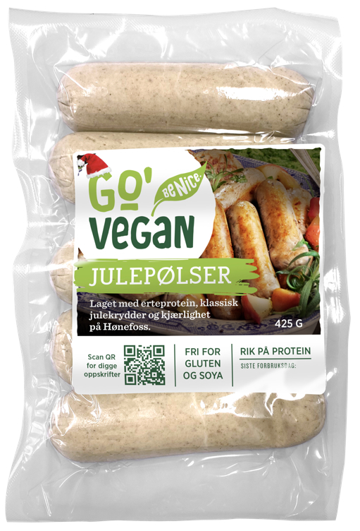 Go'vegan julepølse  425g