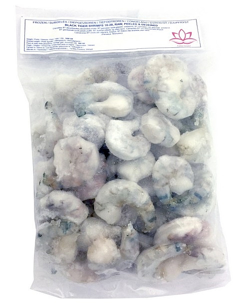 Black tiger peeled shrimp 16/2   1kg