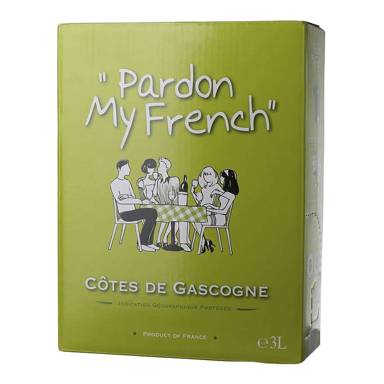 Pardon my friend cotes de gascogne  bib  9,5%  3l
