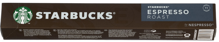 Starbucks espresso roast x10 57g