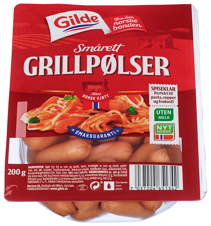 Smårettpølse   200g