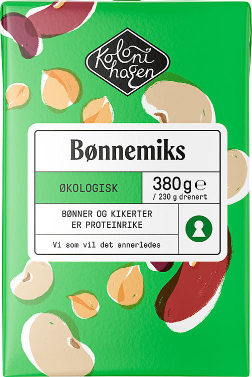 Bønnemiks økol.  380g