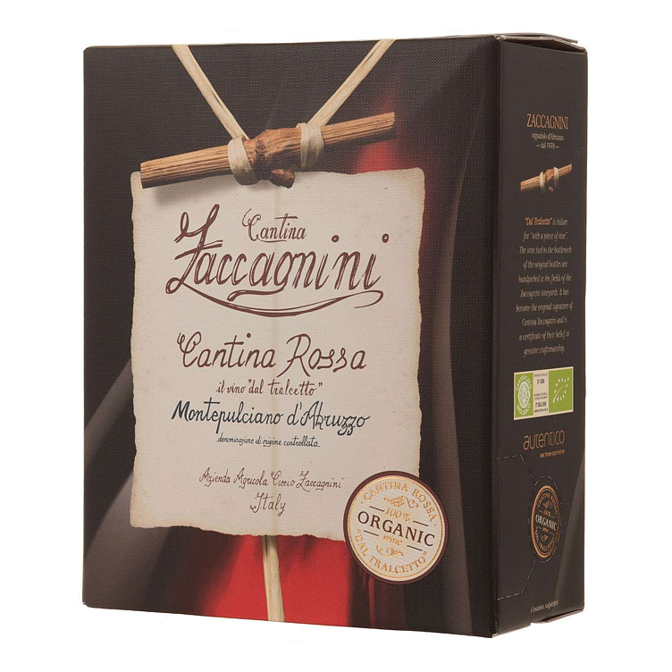 Cantina rossa montepulciano d abruzzo  12,5%  bib 3l
