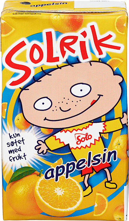 Solrik appelsin lettere   27x25cl
