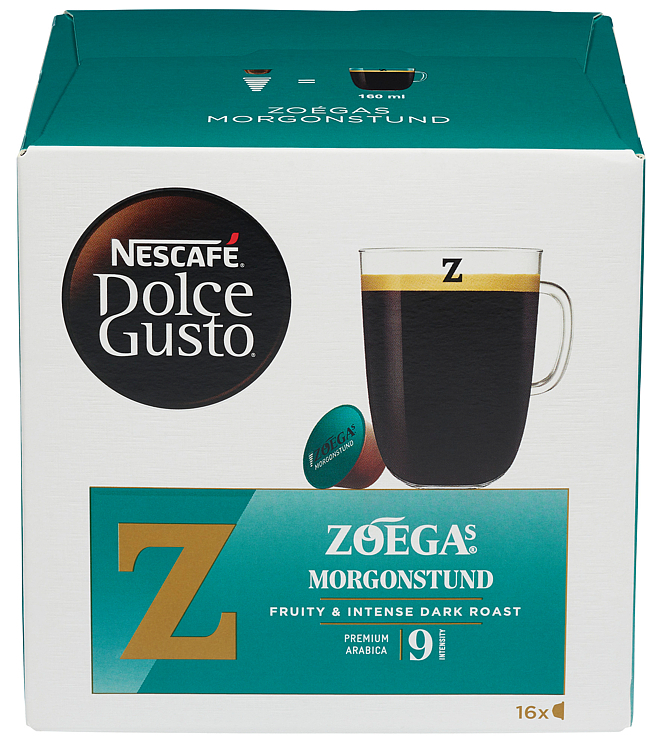 Dolce gusto zoegas morning blend  144g