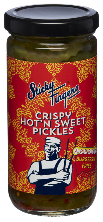 Hot'n sweet pickles  226g