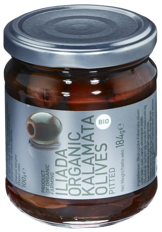 Iliada kalamata olives ecological 184g