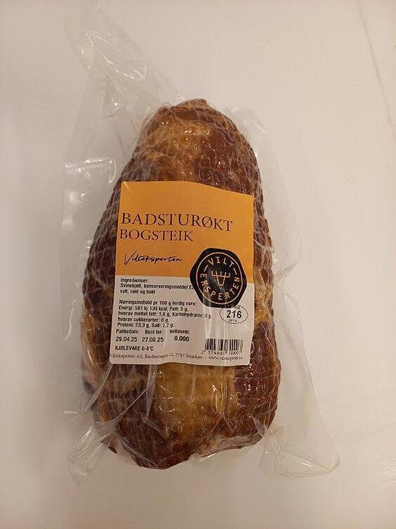 Badsturøkt bogsteik  ca2,2kg  kg