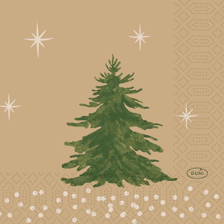 Serviett 24x24cm humble trees  50stk