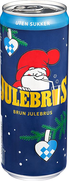 Dahls lett (sukkerfri) julebrus bx 24x33cl