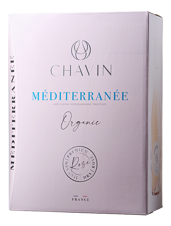 Chavin igp mediterranee rose organic bib 12,5%  3l