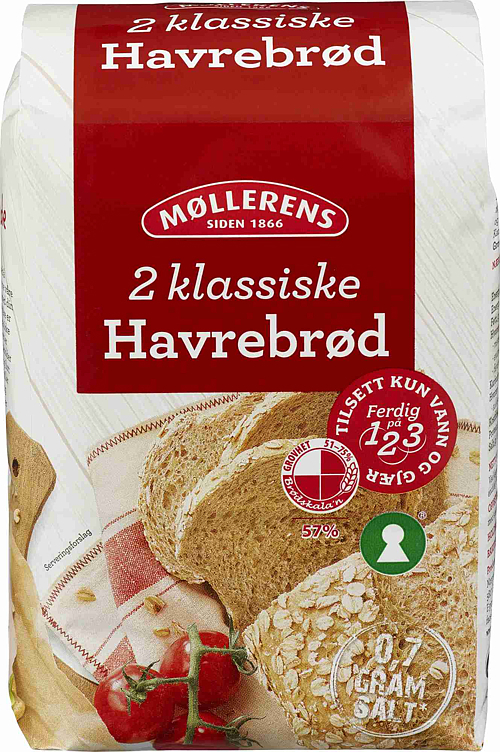 Møllerens havrebrød melmiks    1 kg