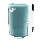 Dispenser senterrull m2 hvit/turkis   stk
