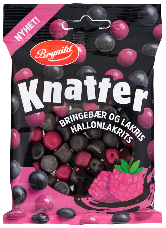 Knatter bringebærlakris  80g