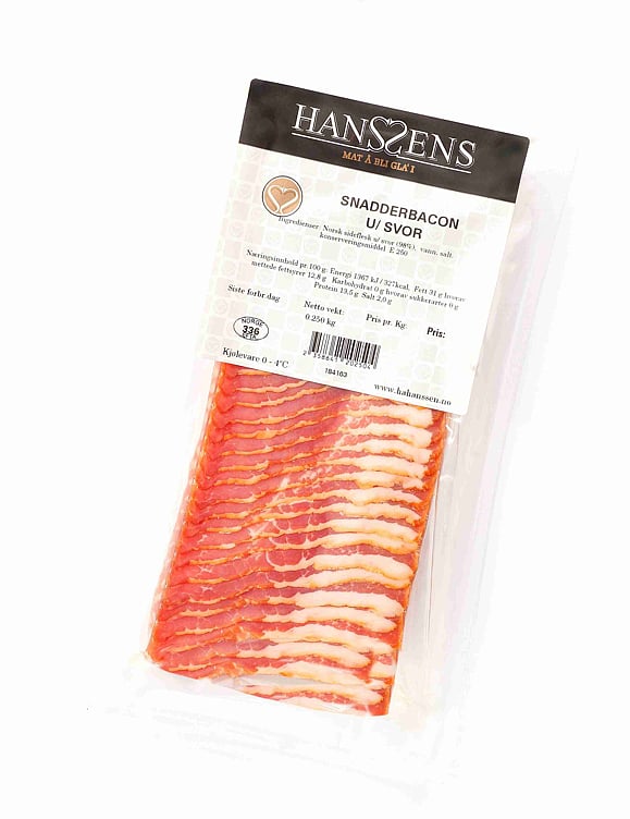 Bacon sliced appr 300g   kg
