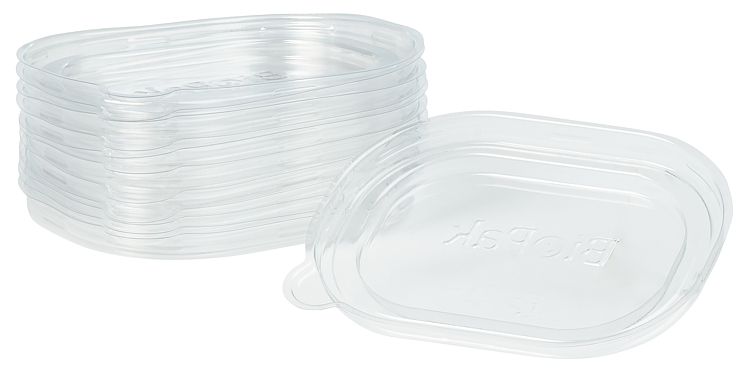 Lokk brick mini rpet gjennomsiktig 150/250ml  50stk