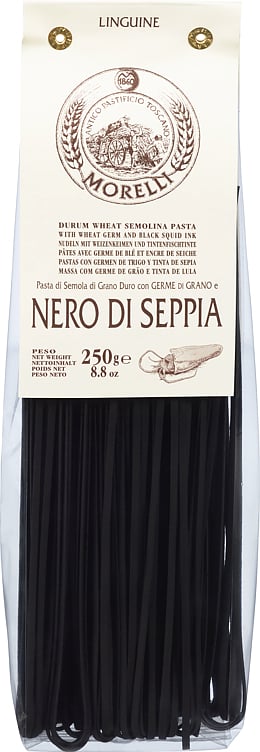 Linguine pasta m/blekksprutblekk  250g