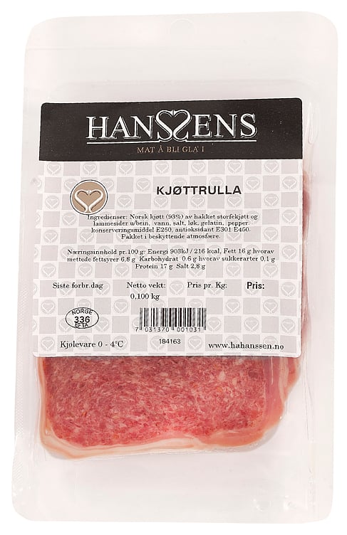 Meat roll sliced   100g