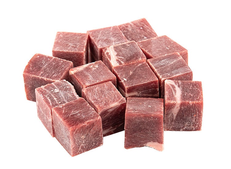 Oksesmåsteik u/bein 3x3 kuttet ca5kg  kg