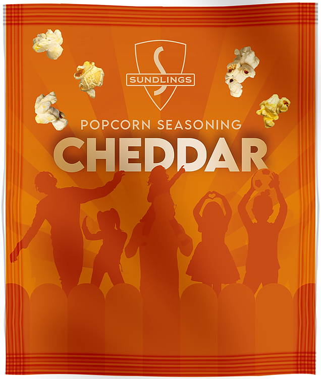 Popcornkrydda cheddar pose   15g