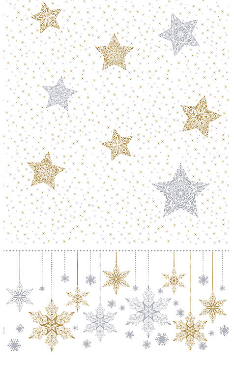 Duk dunicel 1,38x220cm snowstar white  stk