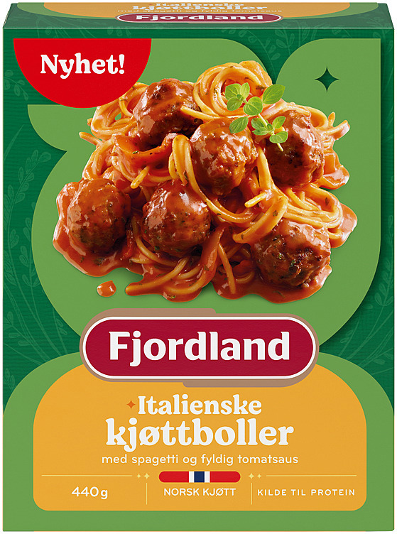 Italienske kjøttboller med spagetti  440g