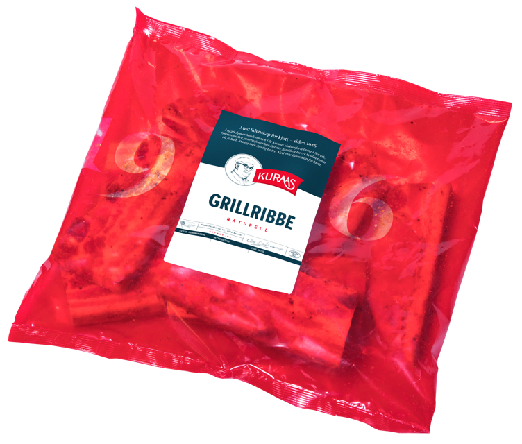 Grillribbe naturell  kg