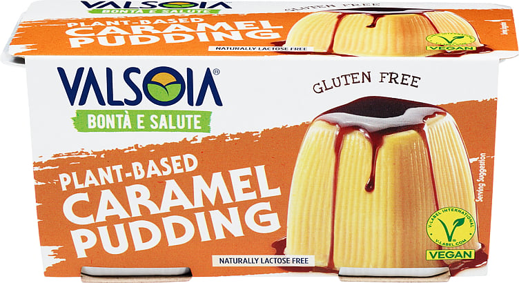 Soyabasert karamellpudding   230g