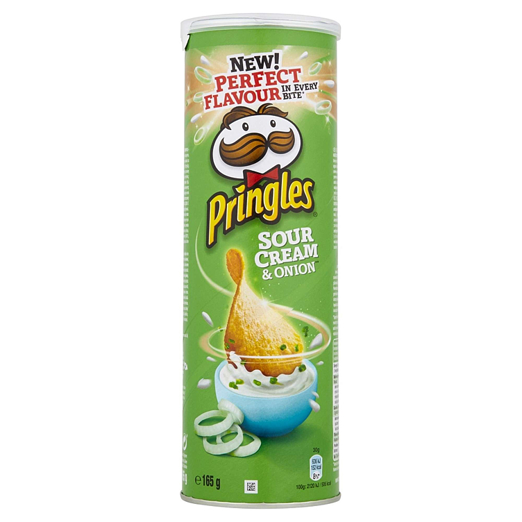 Pringles sour cream & onion  t  19x165g