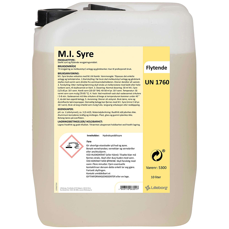 M.i -syre standard flytende  10l