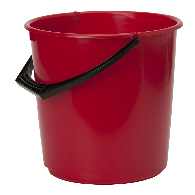 Plastbøtte rød    10l   1stk