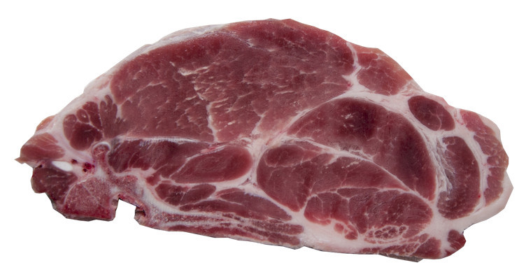 Saltmarinerte nakkekoteletter benfri fryst  kg