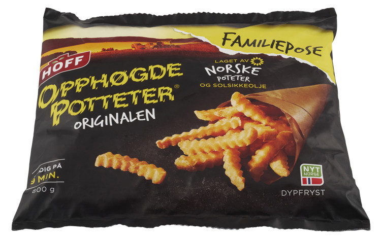 Hoff opphøgde potteter originalen familiepose    800g