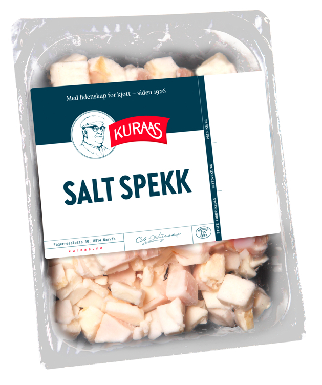Salt spekk  250g