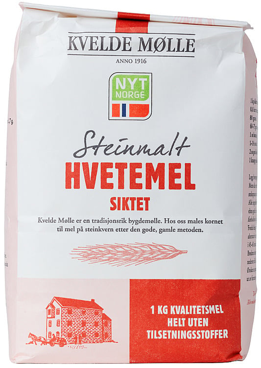 Hvetemel steinmalt  1kg