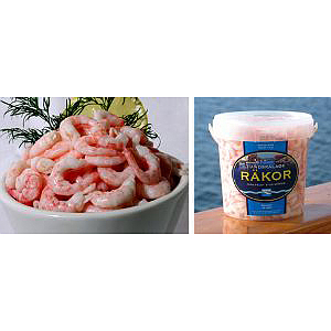 Håndpillede reker i lake   1,5kg