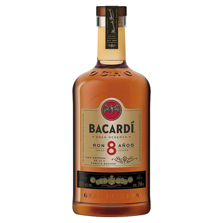 Bacardi 8 anos  40%  70cl