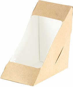 Boks dobbel sandwich m/vindu  500stk