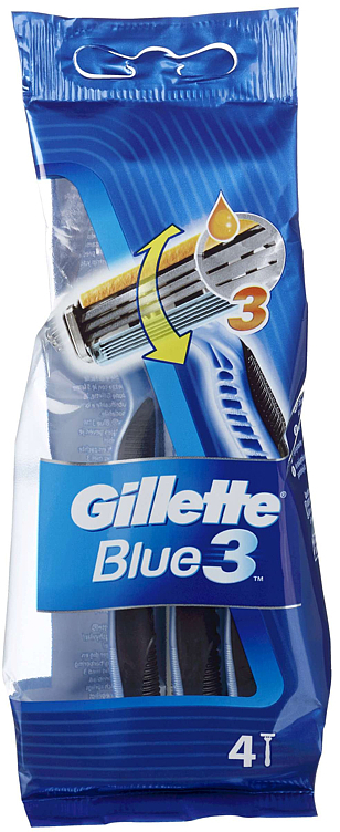 Gillette engangshøvel blue3 4pk