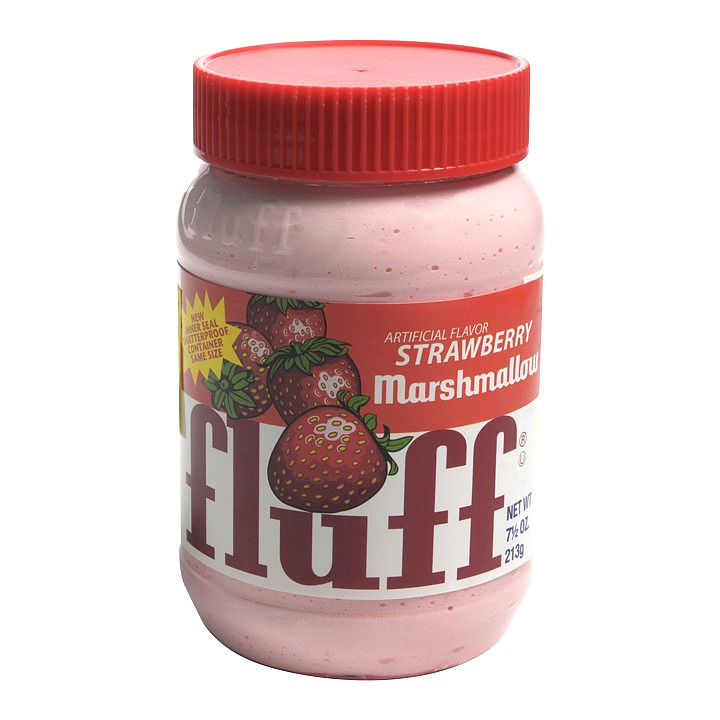 Marshmellow jordbær fluff   213g