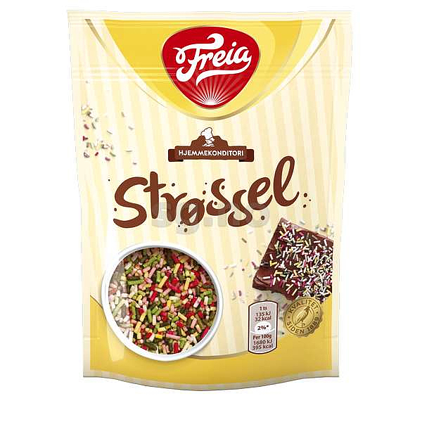 Strøssel, multi coloured